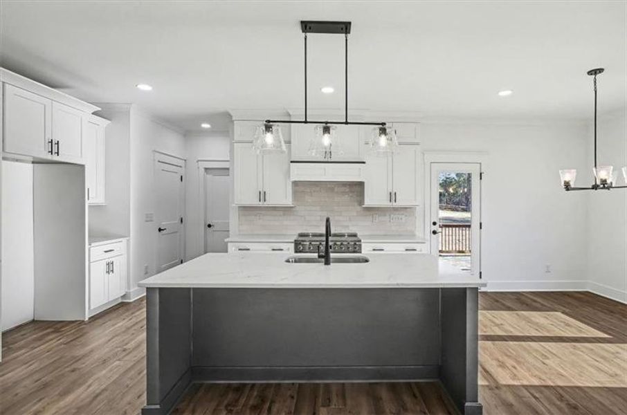 Furnished interior view inside a new home in , Waleska (Image 8).
