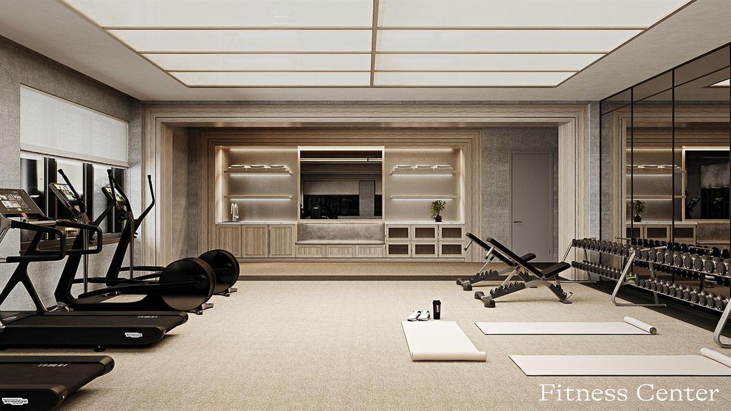 22-Rooftop Fitness Room