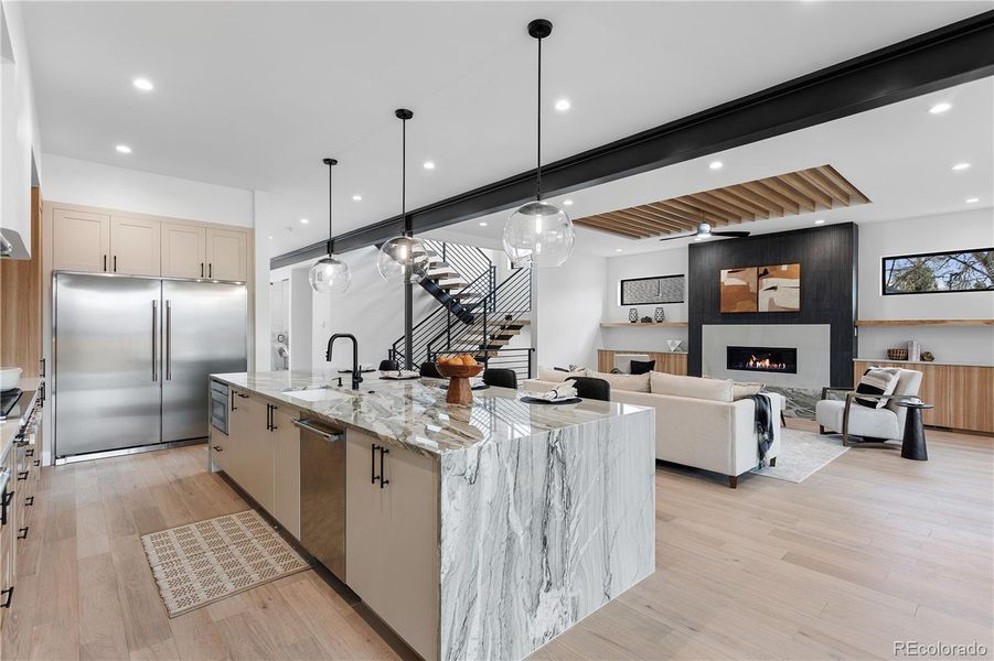 Furnished interior view inside a new home in , Denver (Image 15).