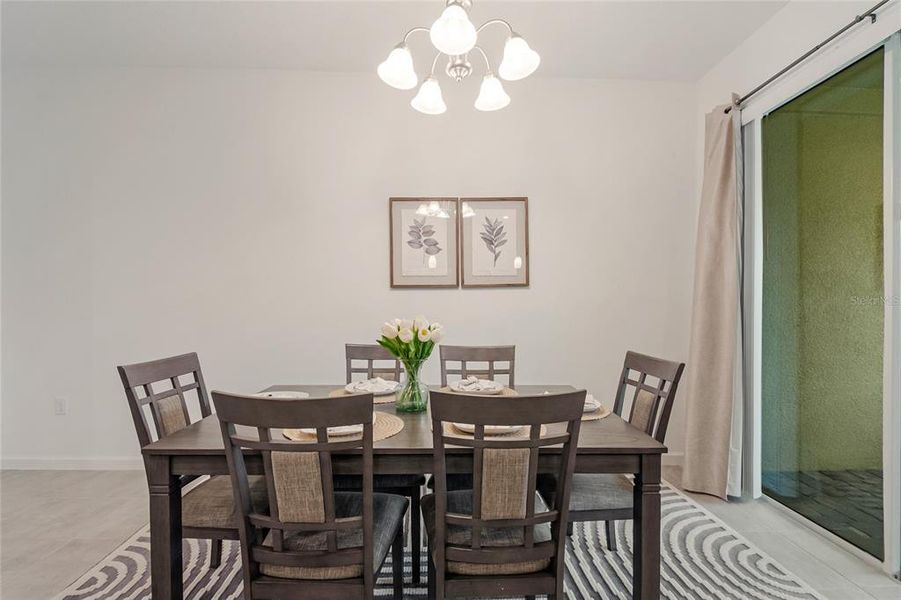 Furnished interior view inside a new home in , Kissimmee (Image 5).