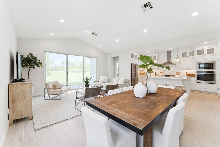 Furnished interior view inside a new home in , Port St. Lucie (Image 29).