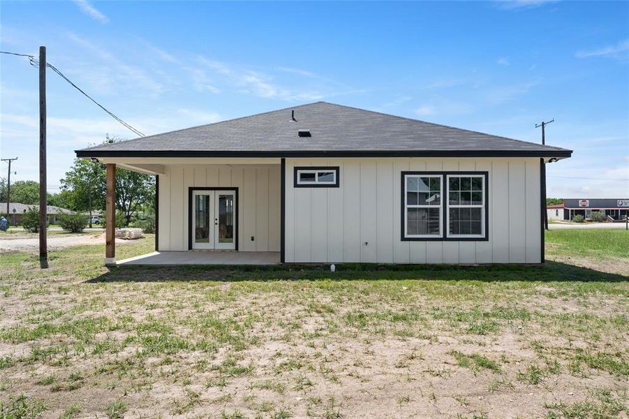 Exterior details and patio area of a home in , Kosse (Image 3). Exterior details and patio area of a home in , Kosse (Image 3).
