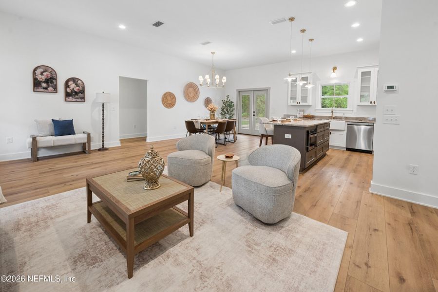Furnished interior view inside a new home in , Starke (Image 7).