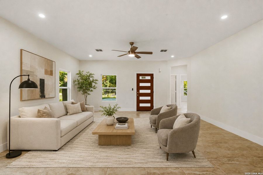 Furnished interior view inside a new home in , San Antonio (Image 11). Furnished interior view inside a new home in , San Antonio (Image 11).