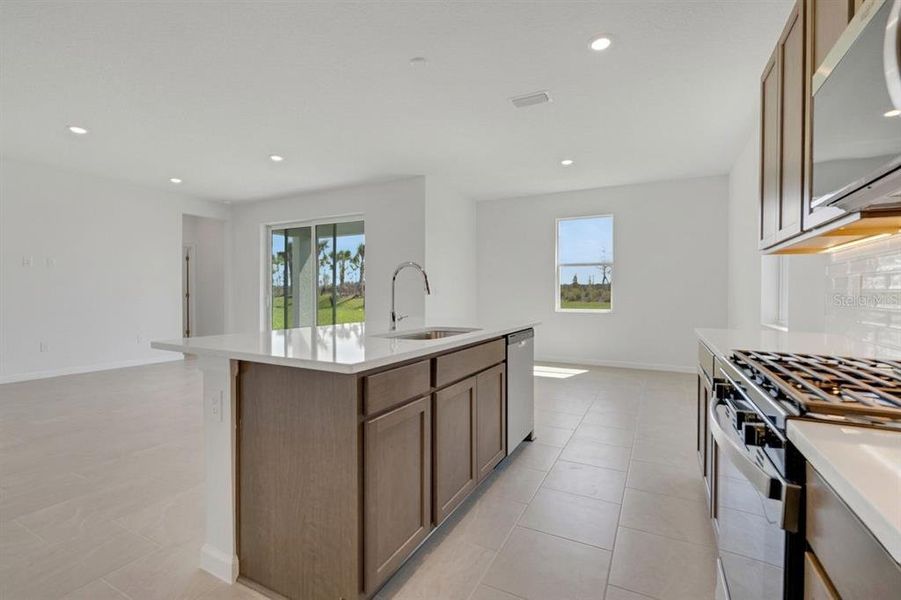 Furnished interior view inside a new home in Brystol North at Wylder, Port St. Lucie (Image 6).