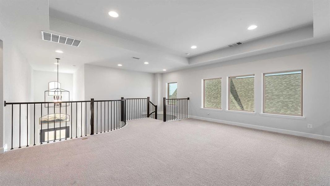 Spacious, unfurnished interior of a new home in The Heights At Uptown Celina 50', Celina (Image 24).