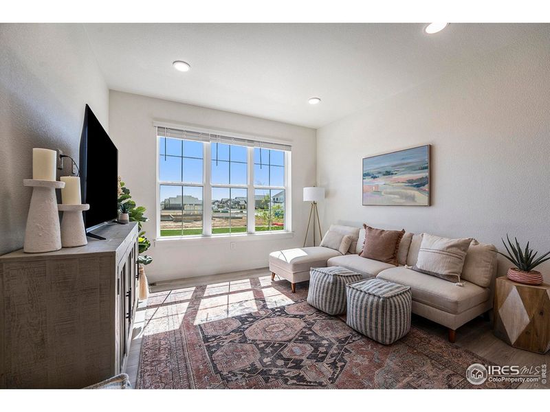Furnished interior view inside a new home in Eagle Brook Meadows, Loveland (Image 12).