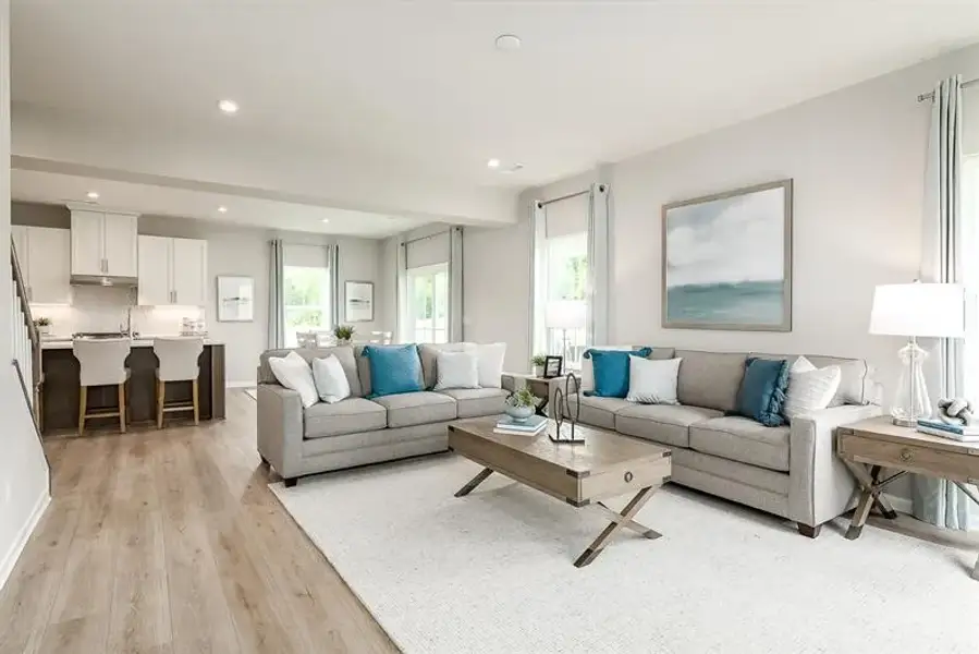 Representative furnished interior of a home built from the Ballenger by Ryan Homes in Three Rivers, Murfreesboro (Image 9).
