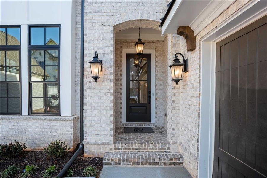 Exterior details and patio area of a home in Waterside Single Family, Peachtree Corners (Image 33).