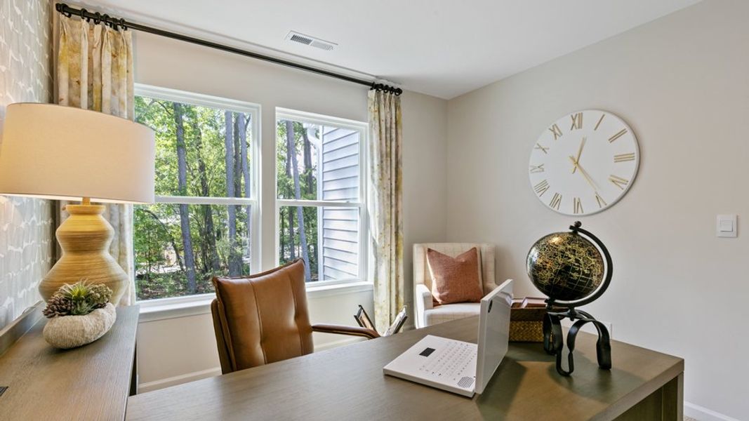 Furnished interior view inside a new home in Chapel Townes, Raleigh (Image 32).