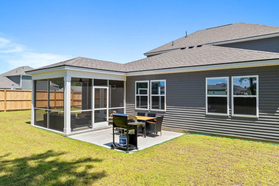 Exterior details and patio area of a home in , Summerville (Image 20). Exterior details and patio area of a home in , Summerville (Image 20).