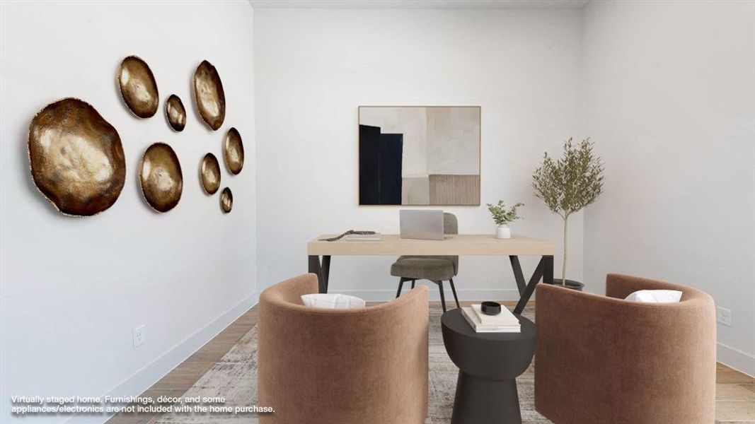 Furnished interior view inside a new home in Terraces 82'/100', Rockwall (Image 7).