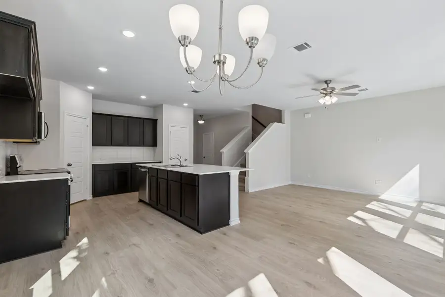 Furnished interior view inside a new home in Eagle Cove, Denton (Image 11).