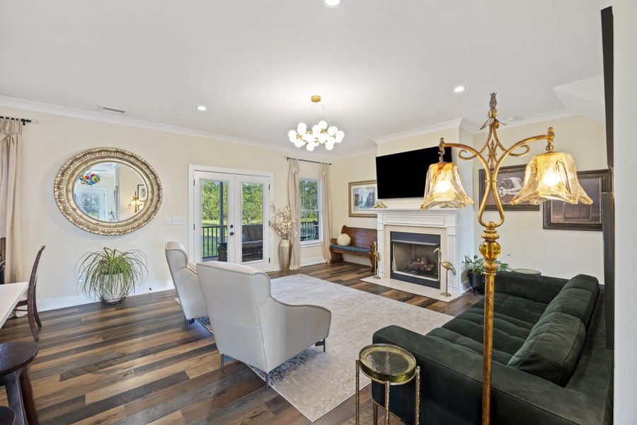 Furnished interior view inside a new home in , Meggett (Image 4).