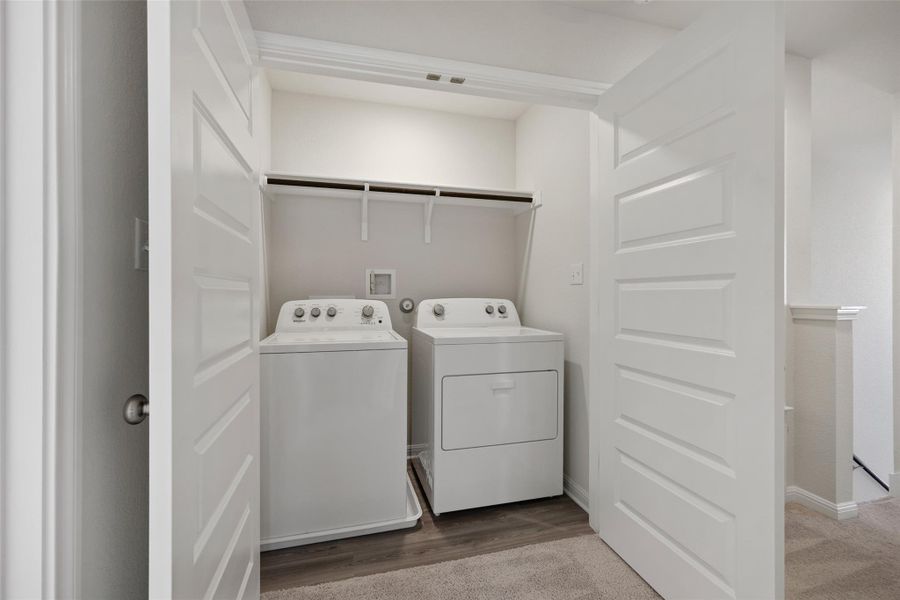 Furnished interior view inside a new home in Avery Centre, Round Rock (Image 18).