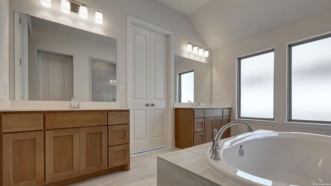 Furnished interior view inside a new home in Ladera, San Antonio (Image 13).