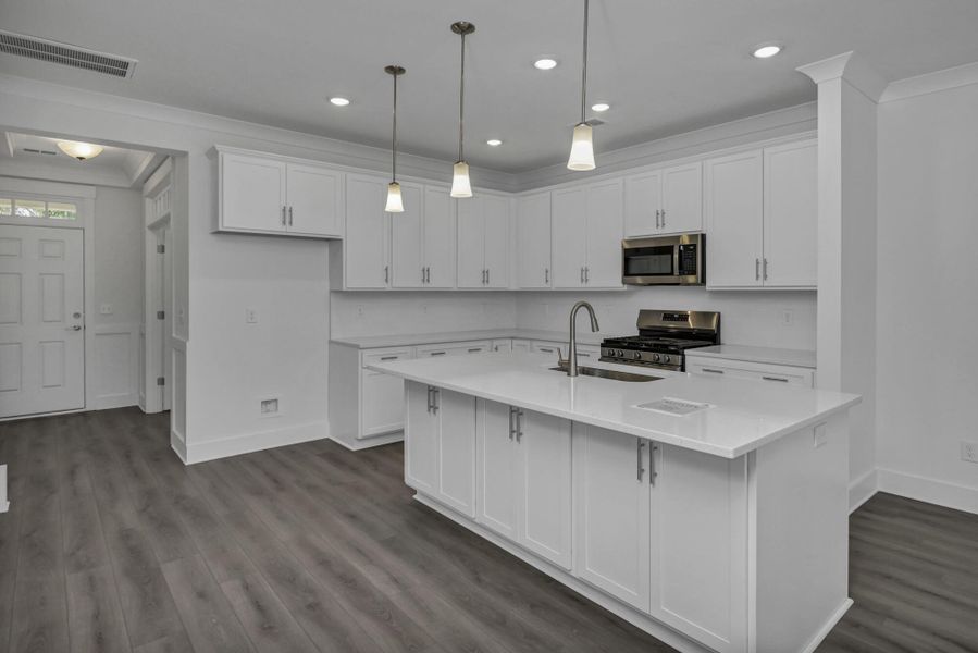 Furnished interior view inside a new home in Lake Carolina Townhomes, Columbia (Image 7).