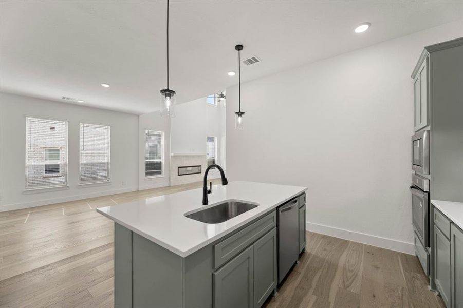 Furnished interior view inside a new home in The Villages of Hurricane Creek, Anna (Image 7).