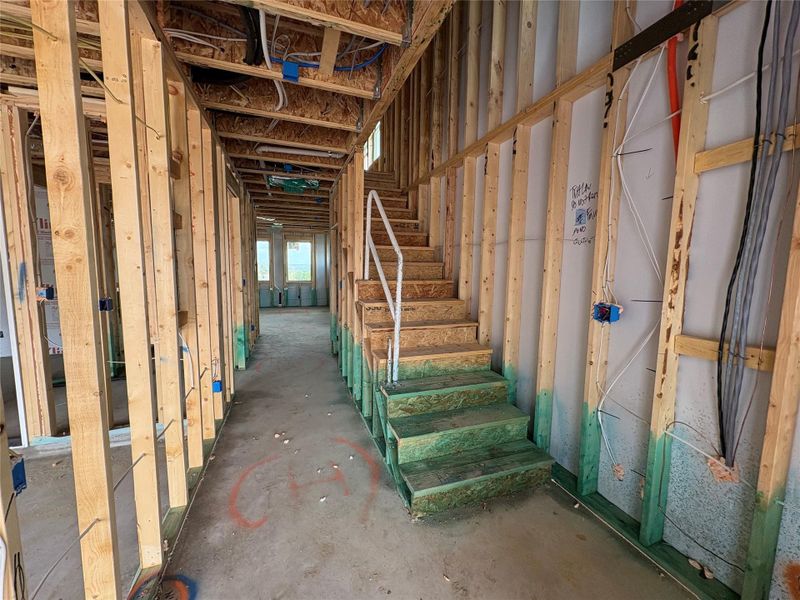 In-progress construction of a new home in Cannon Ranch, Dripping Springs, TX (Image 21).