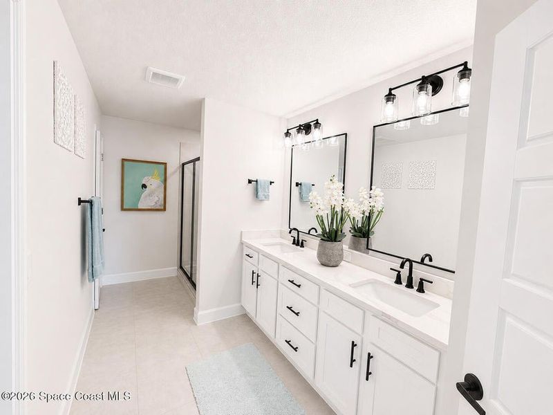 Furnished interior view inside a new home in St. John's Preserve, Palm Bay (Image 10).
