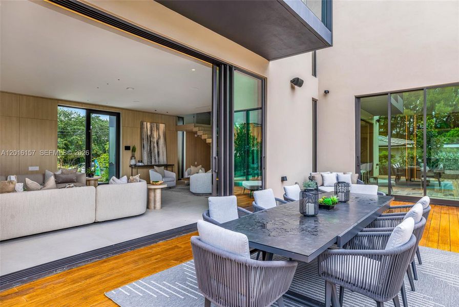 Exterior details and patio area of a home in , Miami Beach (Image 31).
