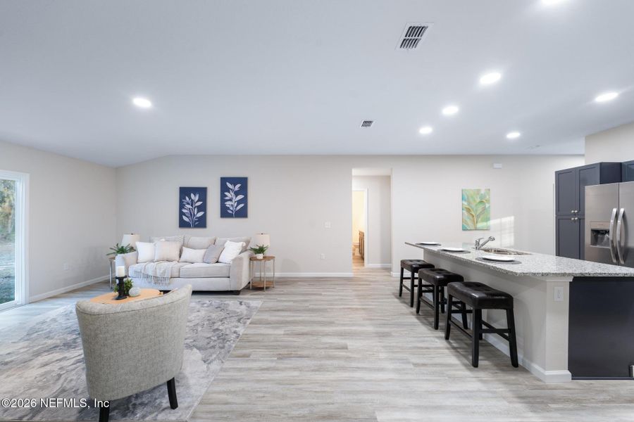 Furnished interior view inside a new home in , Jacksonville (Image 31).