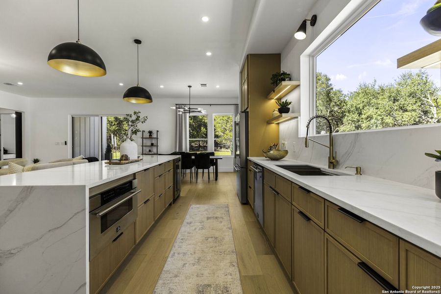 Furnished interior view inside a new home in , Boerne (Image 18).