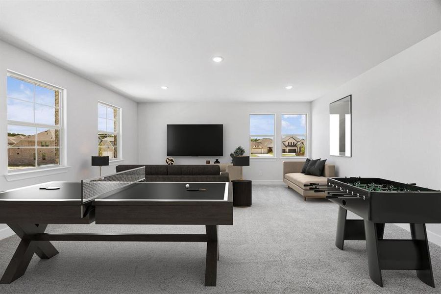 Furnished interior view inside a new home in Lincoln Pointe, Van Alstyne (Image 17). Furnished interior view inside a new home in Lincoln Pointe, Van Alstyne (Image 17).