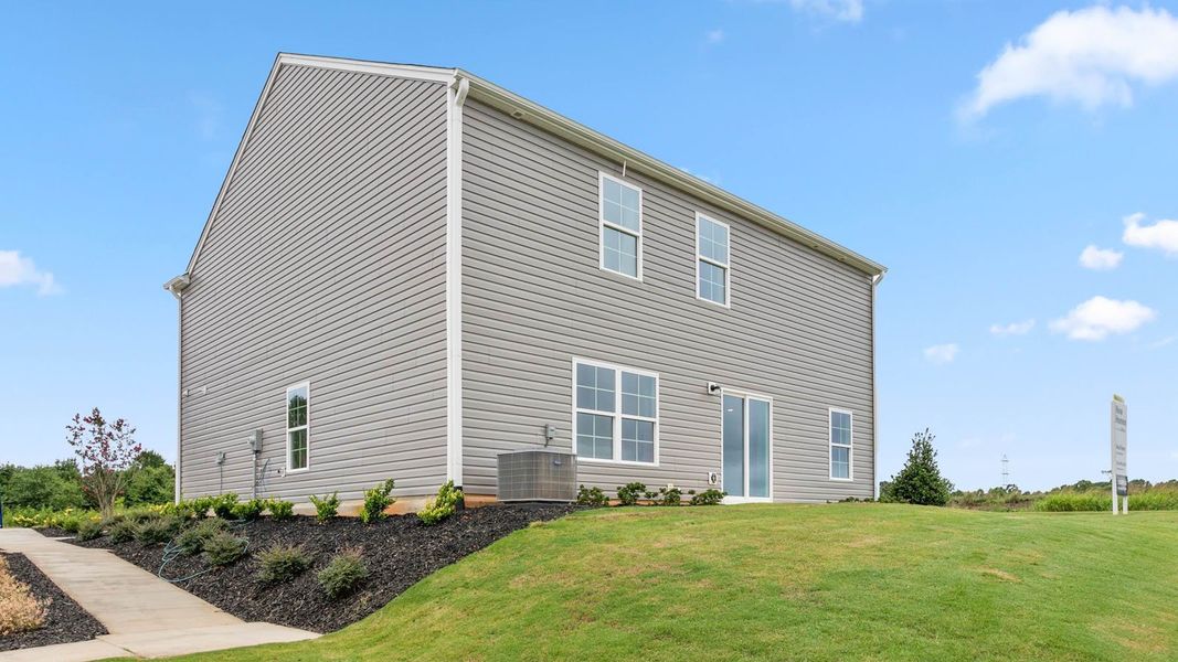 Exterior details and patio area of a home in Bynum Farms, Farmville (Image 22).
