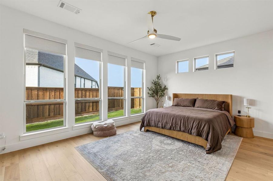 Furnished interior view inside a new home in , The Colony (Image 32).