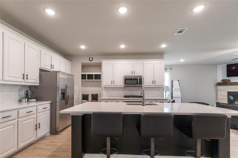 Furnished interior view inside a new home in Lakeview Heights, Azle (Image 14).