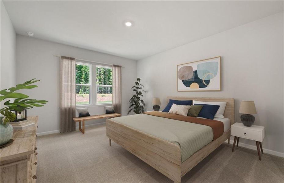 Furnished interior view inside a new home in Avery Ridge, Gainesville (Image 7).