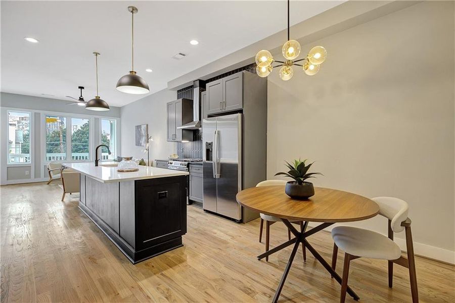 Furnished interior view inside a new home in , Atlanta (Image 29).