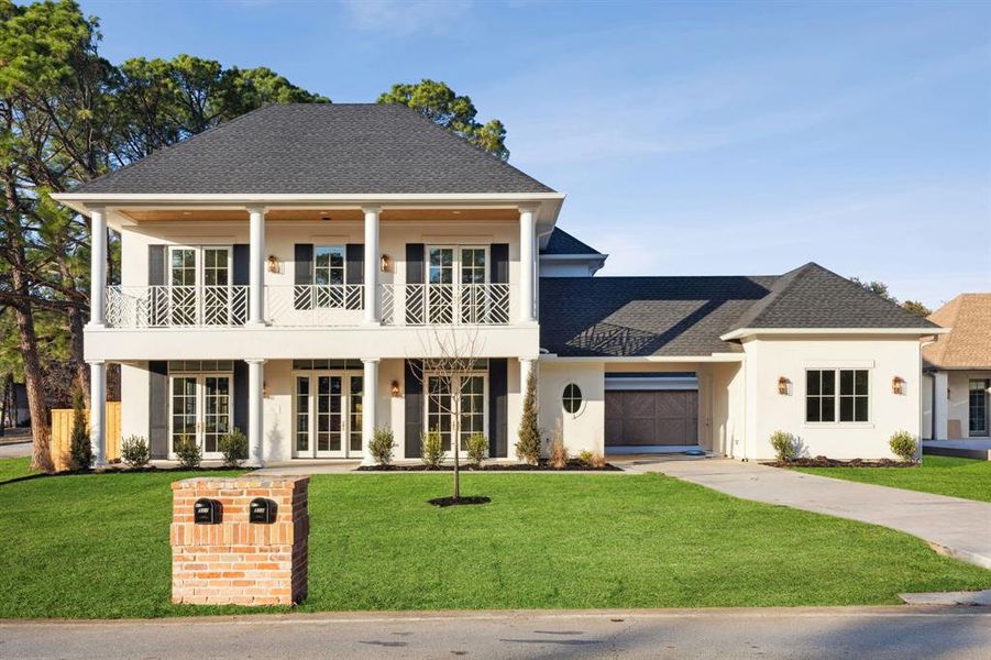 Front exterior of a new home in , Colleyville, TX, highlighting curb appeal (Image 19).