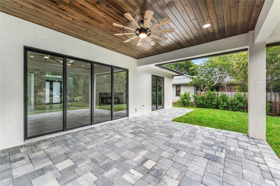 Exterior details and patio area of a home in , Stuart (Image 24).