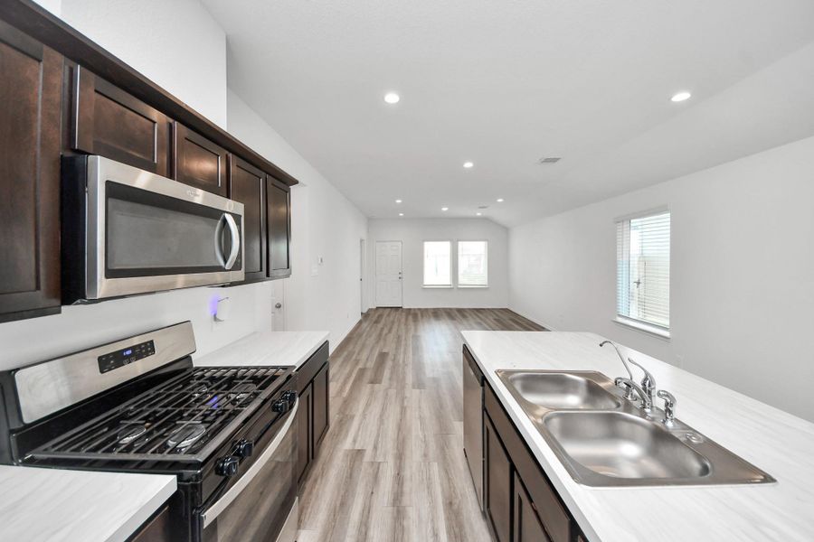 Furnished interior view inside a new home in Legacy Park, Houston (Image 16).