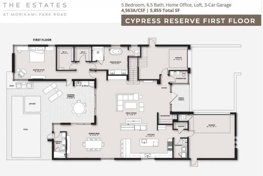 1st floor Cypress Reserve