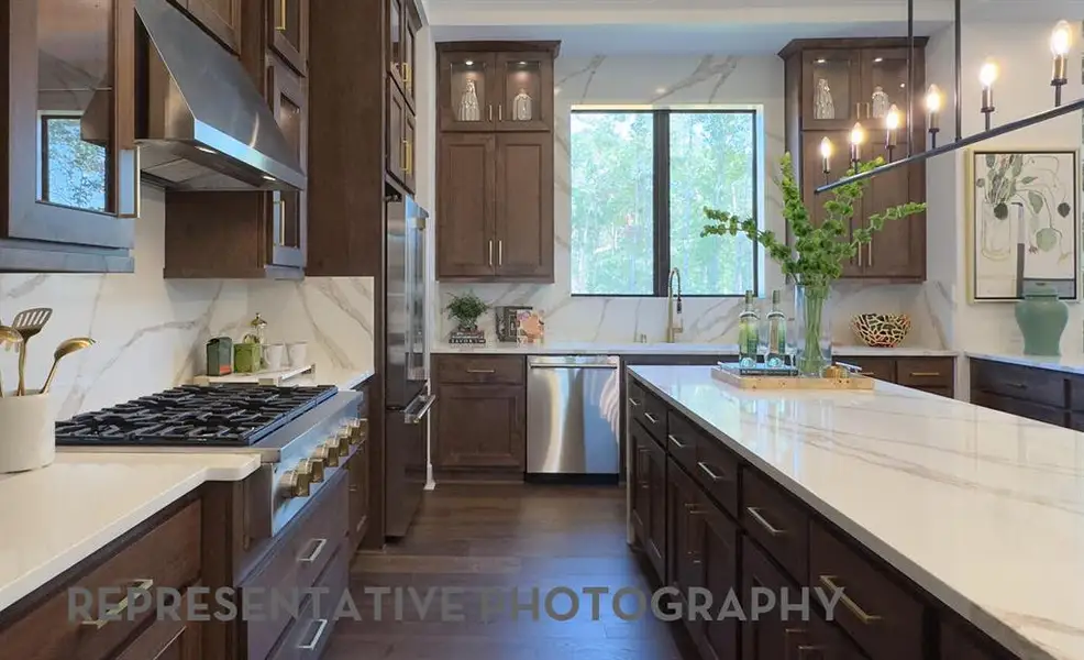Furnished interior view inside a new home in Mosaic, Celina (Image 7).