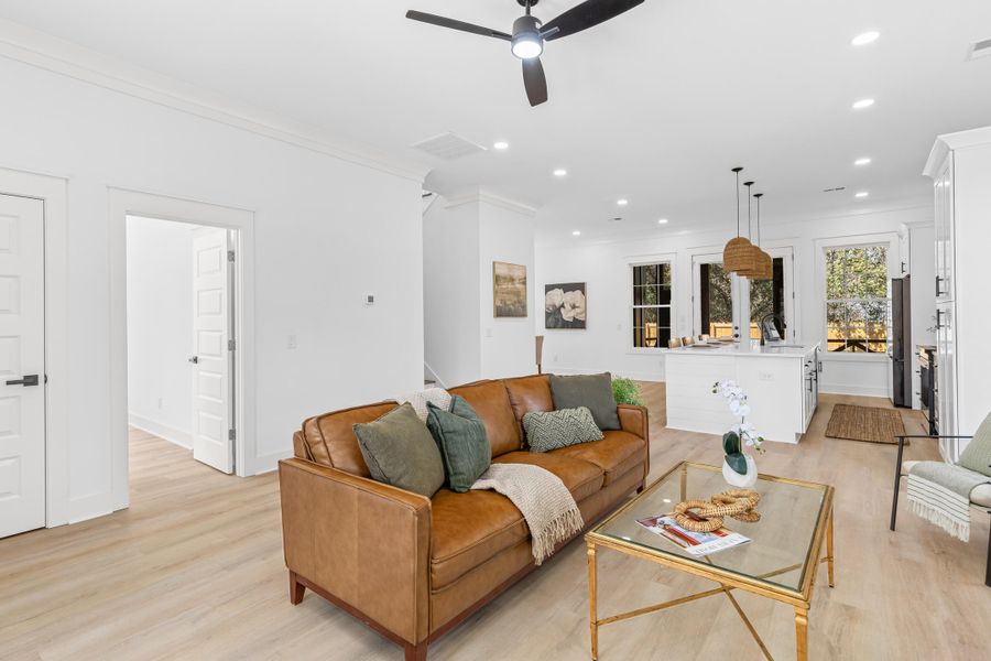 Furnished interior view inside a new home in , North Charleston (Image 8).