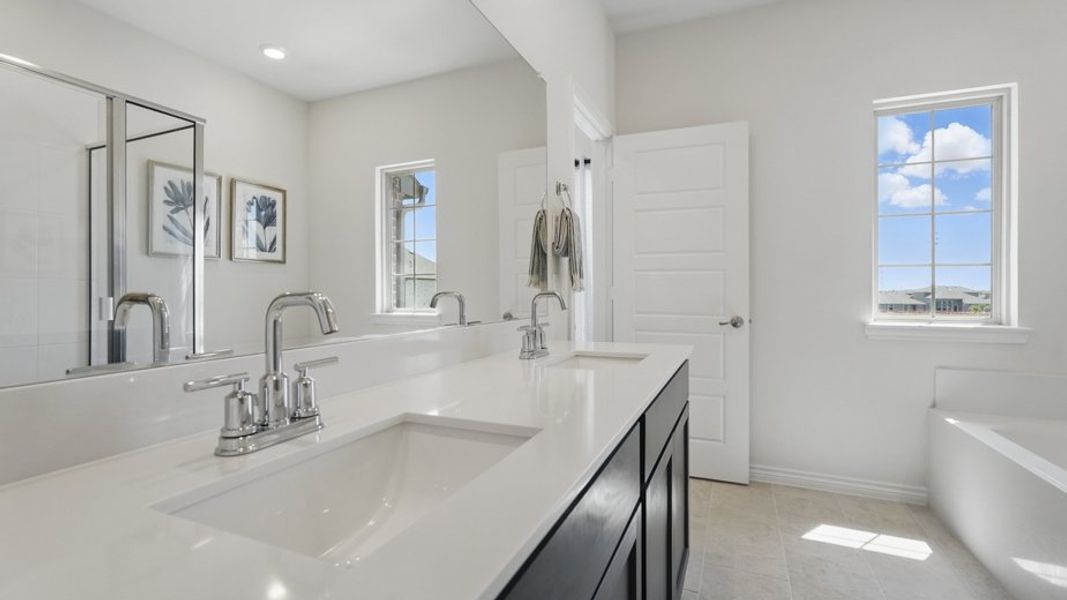 Representative furnished interior of a home built from the Adams by D.R. Horton in Liberty Crossing, Royse City (Image 32). Representative furnished interior of a home built from the Adams by D.R. Horton in Liberty Crossing, Royse City (Image 32).