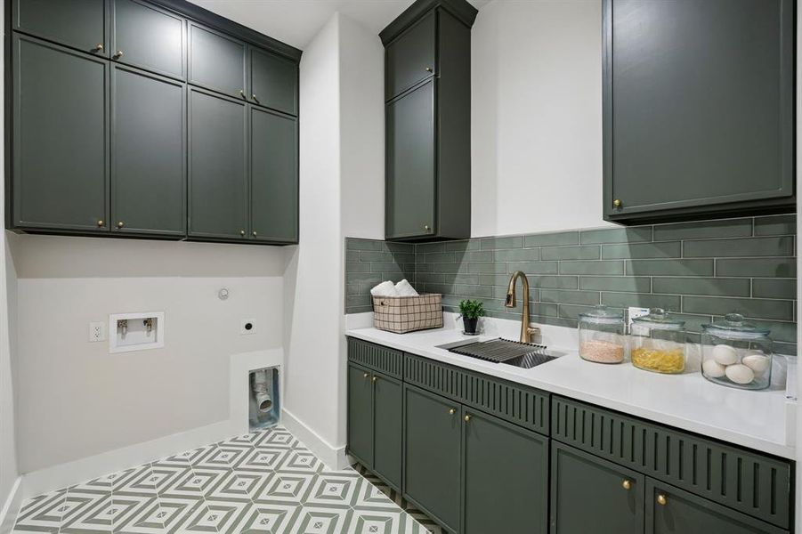 Furnished interior view inside a new home in , Dallas (Image 32).