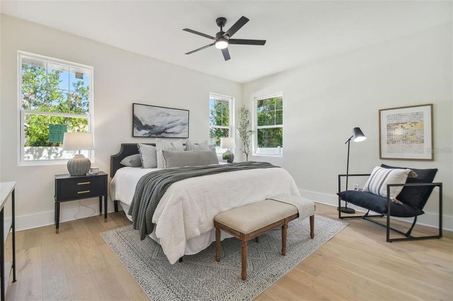 Furnished interior view inside a new home in , Tampa (Image 37).