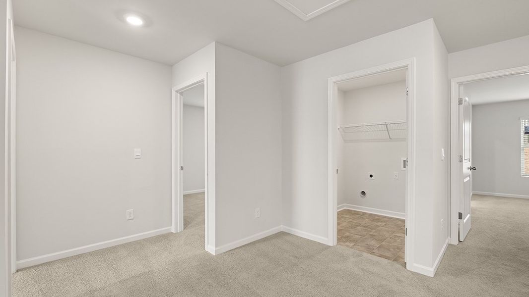 Representative unfurnished interior of a home built from the Hanover by D.R. Horton in Creekview, Atlanta (Image 22).