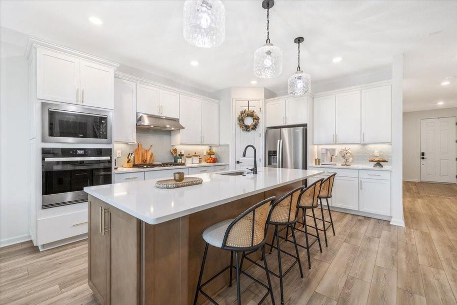 Living Room into Kitchen