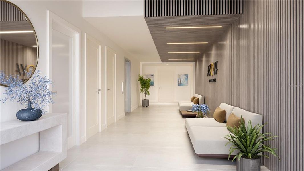 Furnished interior view inside a new home in , Sarasota (Image 7).