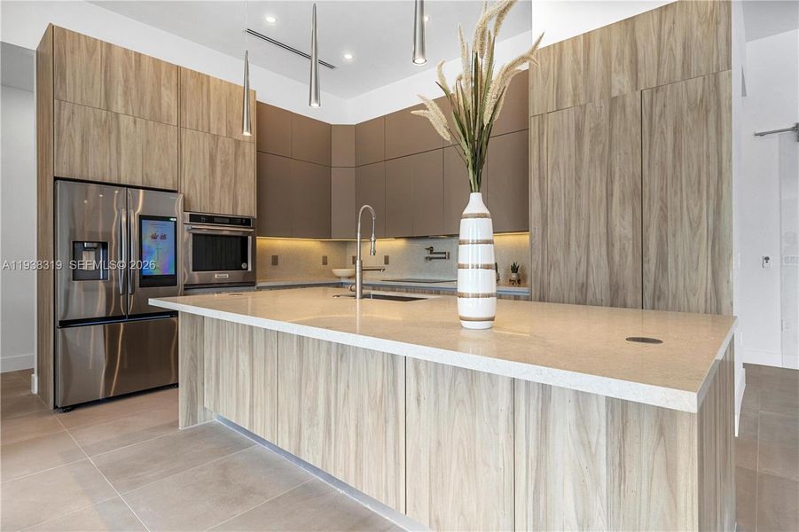 The STUNNING KITCHEN is both BEAUTIFUL and FUNCTIONAL