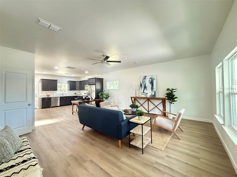 Furnished interior view inside a new home in , Alachua (Image 4).