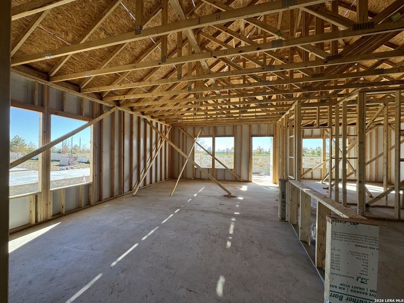 In-progress construction of a new home in Enclave at Hennersby Hollow 50's, San Antonio, TX (Image 14).