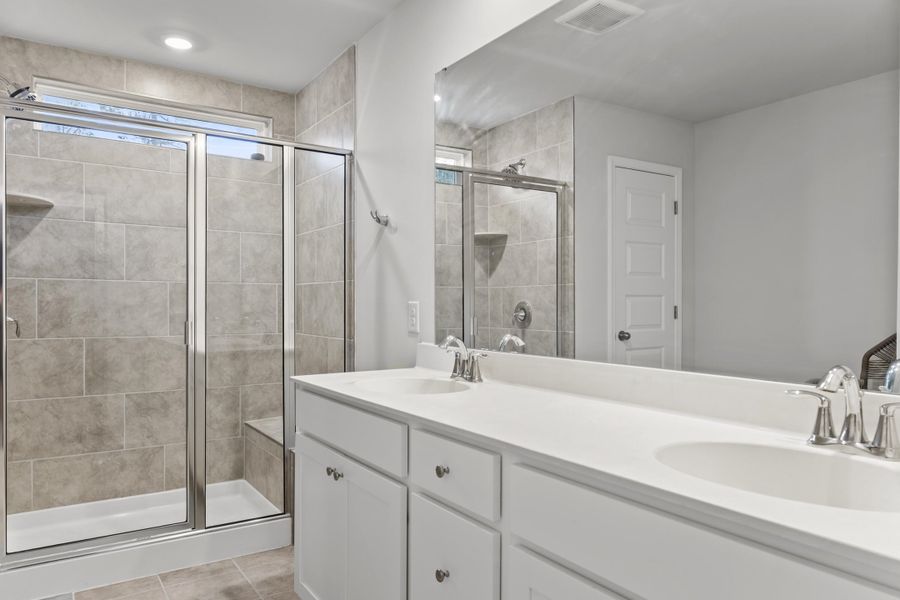 Furnished interior view inside a new home in Lindera Preserve at Cane Bay Plantation: Arbor Collection, Summerville (Image 23).