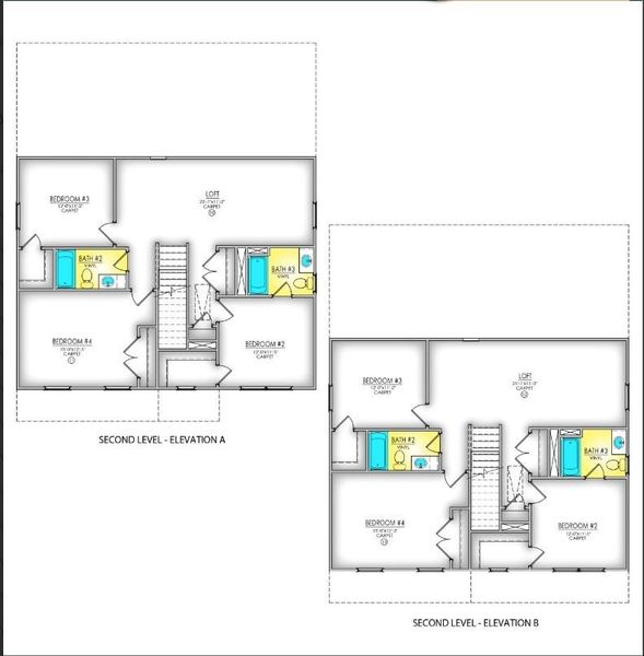 2D floor plan layout of this home in Westfield, Conway, SC (Image 6).